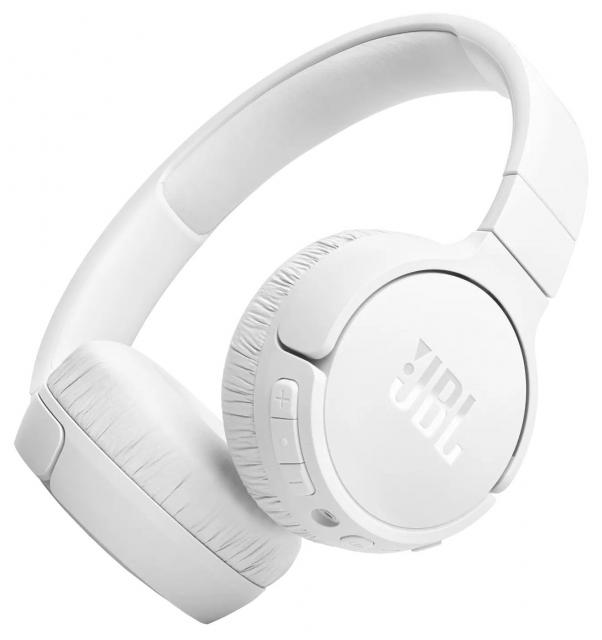 Слушалки on-ear JBL Tune 670NC, Bluetooth 5.3, USB-C, Бели 