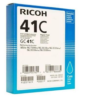 Gel ink RICOH GC41C ,2200 pages Cyan 