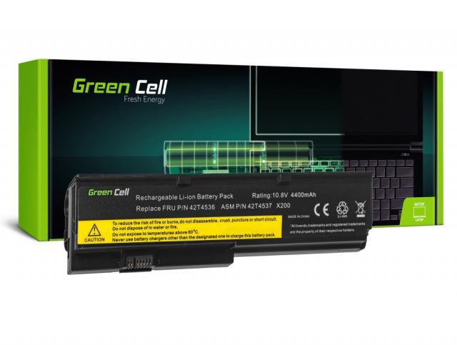 Laptop Battery for IBM Lenovo ThinkPad X200 X201 X201i 42T4535 10.8V 4400mAh GREEN CELL 