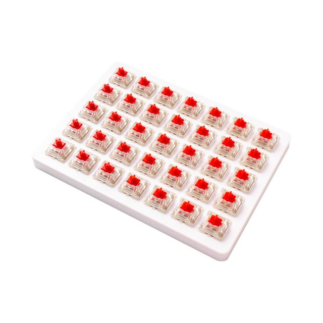 Суичове за механична клавиатура Keychron Cherry MX Red RGB, Switch Set 35 броя 