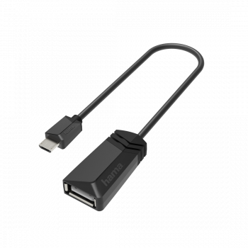 Hama USB-OTG-Adapter, Micro-USB-Stecker - USB-Buchse, USB 2.0, 480 Mbit/s