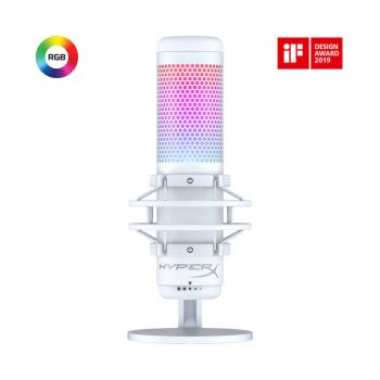 Desktop Microphone HyperX QuadCast S White