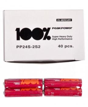 Zinc carbonic zinc battery GP  R6 AA 2 pcs. PEAKPOWER PP-S2  1.5V