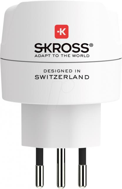 Адаптер SKROSS 1500272, EU към Siss+Italy+Brazil 