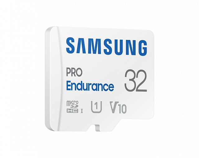 Memory card Samsung PRO Endurance microSD Card (2022), 32GB, Adapter 