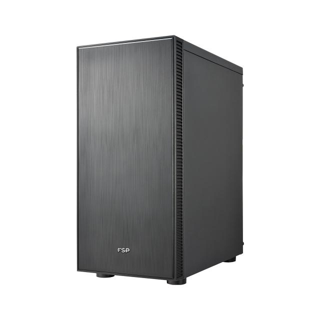 Кутия FSP CMT223S Silent ATX Mid Tower, Черна 