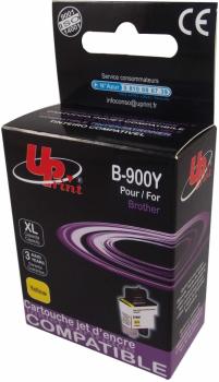 Ink cartridge UPRINT LC900, BROTHER, Yellow