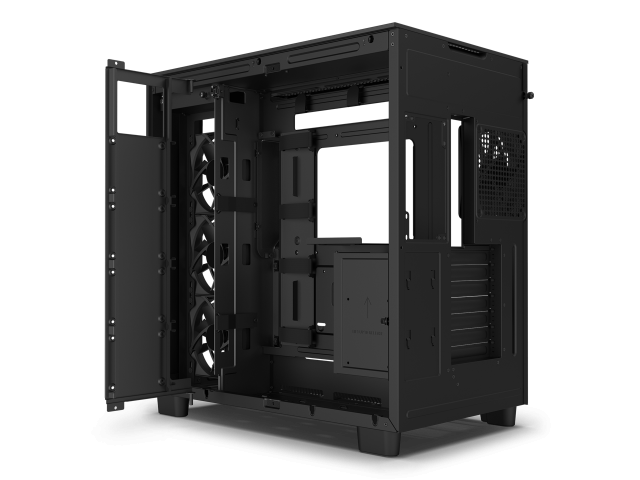 Кутия NZXT H9 Flow Matte Black 