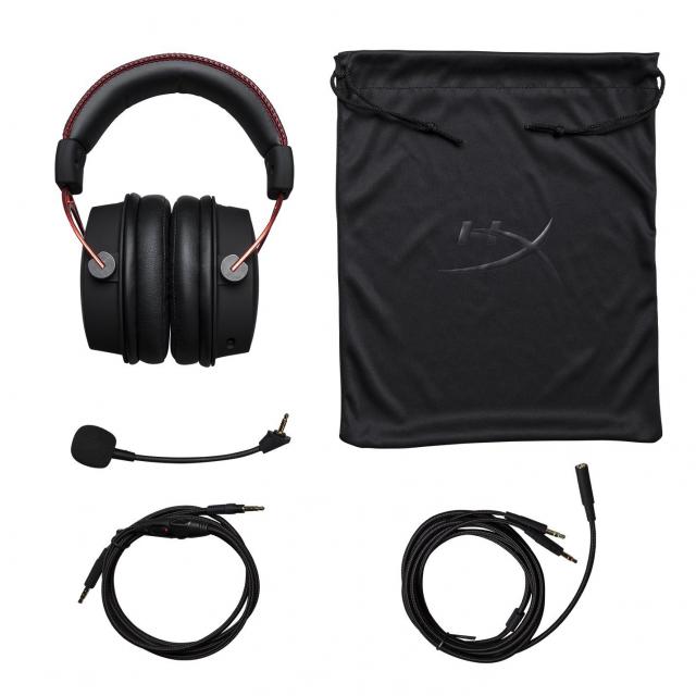 Геймърски слушалки HyperX Cloud Alpha, Черен/Червен 