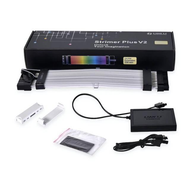 Удължителни RGB кабели Lian-Li Strimer Plus V2, 24-PIN, RGB, PCIe 