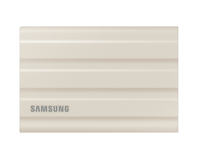 Външен SSD Samsung T7 Shield, 2TB USB-C, Бежов 