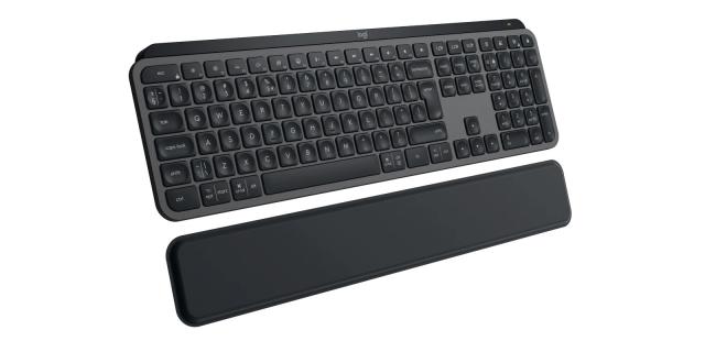 Kлавиатура Logitech MX Keys S, Bluetooth, Illuminated, Подложка за китка, Черна 