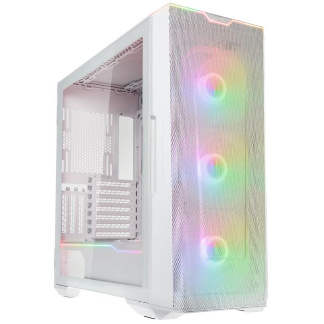 Кутия Phanteks G500A TG D-RGB Mid-Tower, Бял 