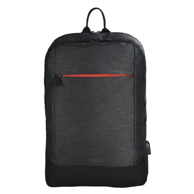 Раница за лаптоп HAMA Manchester, До 40 см (15.6"), USB порт, Черна, 216489 