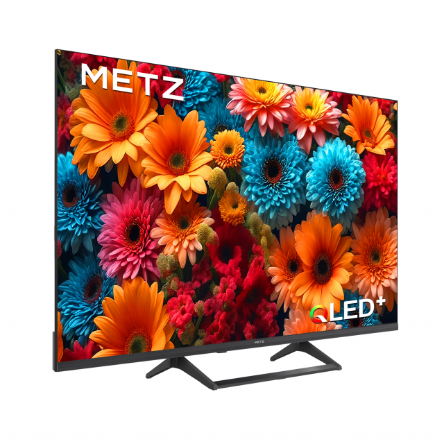 METZ Телевизор 43" 43MQF7500Z UHD 4K QLED SMART TV, Google TV, Клас G 