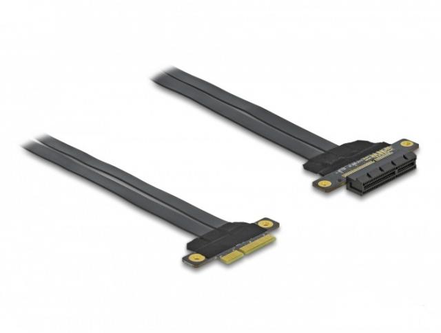 Riser карта DeLock, PCI Express x4 към x4, 30 см. 