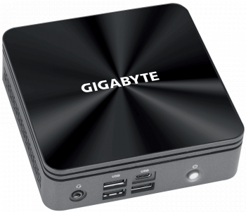 Настолен компютър Gigabyte Brix BRi5H-10210, Intel Core i5-10210U, 2 x SO-DIMM DDR4, SSD NVMe