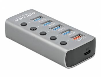 USB hub, 7-port, DELOCK-63263