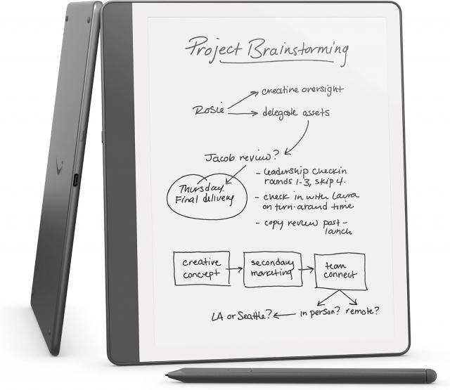 Amazon Kindle Scribe (2024) reader 64GB - 10.2" - w Premium Pen - tungsten 