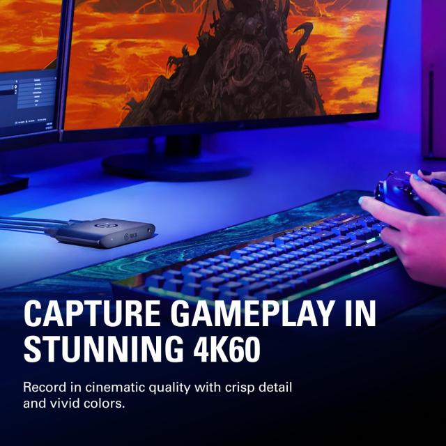 External Capture ELGATO 4K S HDR10, VRR, USB-C 