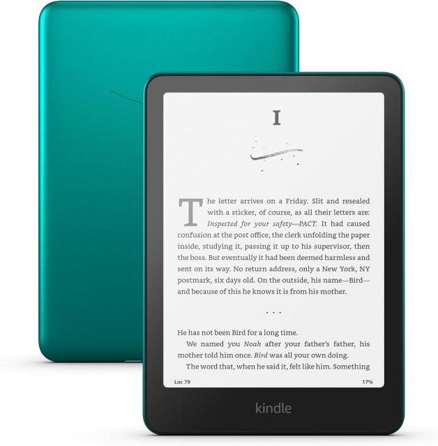 eBook четец Kindle Paperwhite Signature Edition 7",32GB, 2024, 12 генерация, IPX8, metalilic jade 