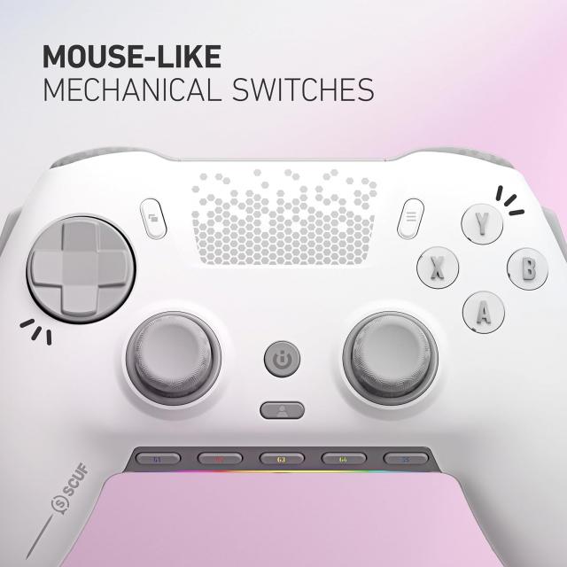 SCUF Envision Pro Wireless Gaming Controller for PC Xbox - White 