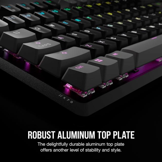 Gaming Mechanical keyboard CORSAIR K70 Core RGB Corsair Linear Red Switch - Carbon Gray 