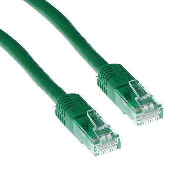 Green 7 meter U/UTP CAT6 patch cable with RJ45 connectors