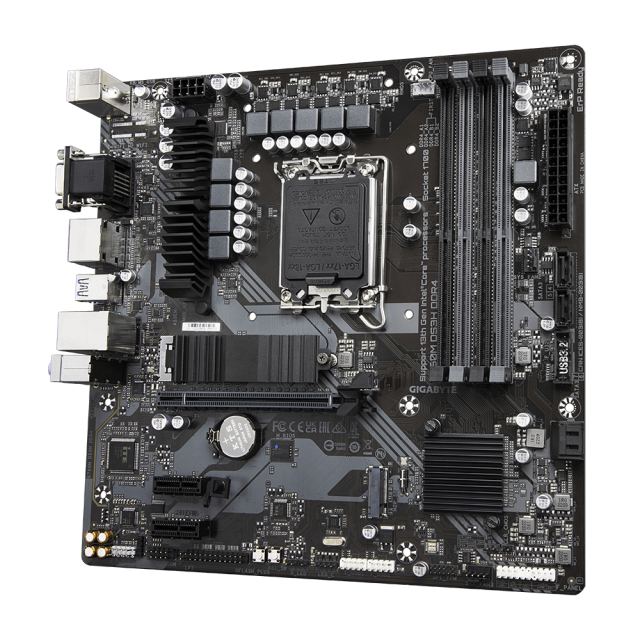 Дънна платка GIGABYTE B760M DS3H, socket 1700, ATX 