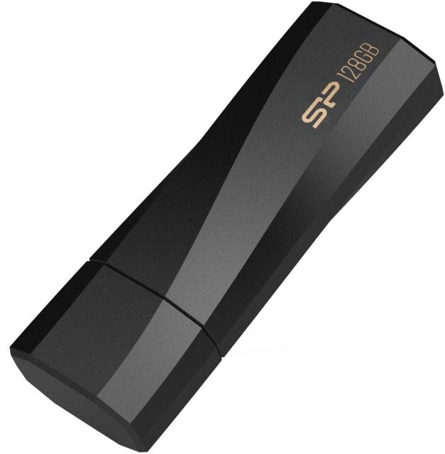 USB памет SILICON POWER Blaze B07, 128GB, USB 3.2, Черна 