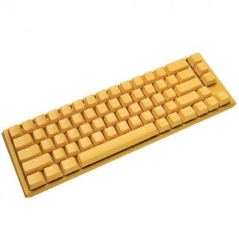 Геймърскa механична клавиатура Ducky One 3 Yellow SF 65, Cherry MX Clear суичове