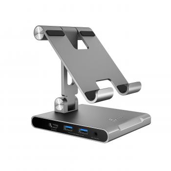 j5create Multi-Angle Stand with Docking Station for iPad Pro