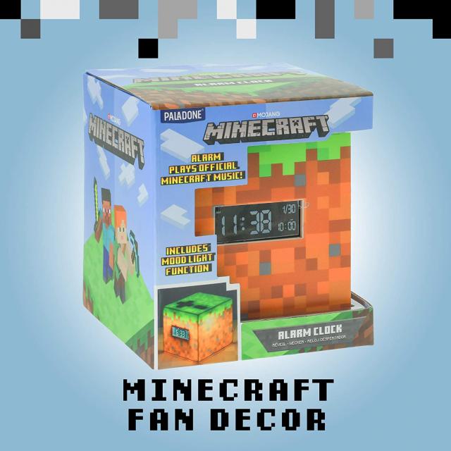 Paladone Minecraft Alarm Clock 