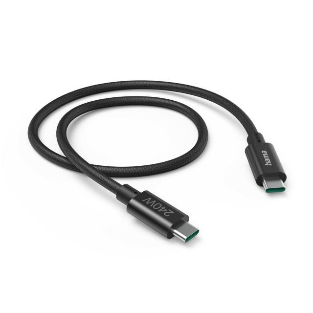 Hama USB-C - USB-C Charging Cable, 240W, USB 3.2 Gen1, 201702 