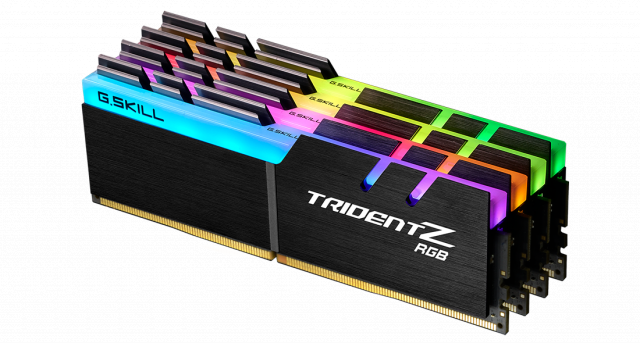 Memory G.SKILL Trident Z RGB 64GB(4x16GB) DDR4 3600MHz F4-3600C17Q-64GTZR 