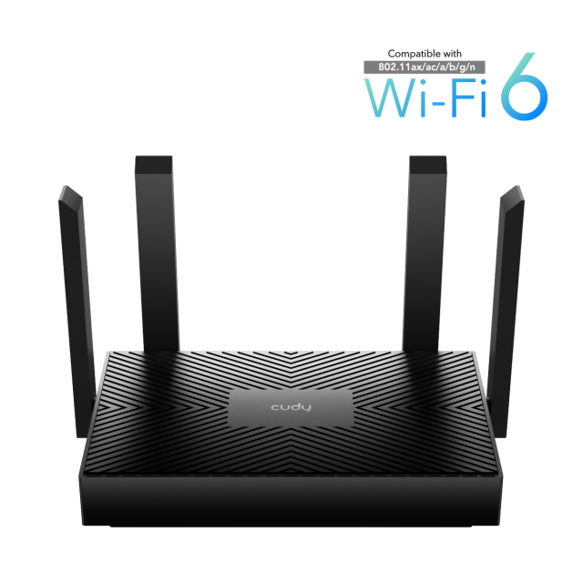 Wireless Router Cudy WR1500, AX1500, Gigabit Wi-Fi 6, 4×10/100/1000 