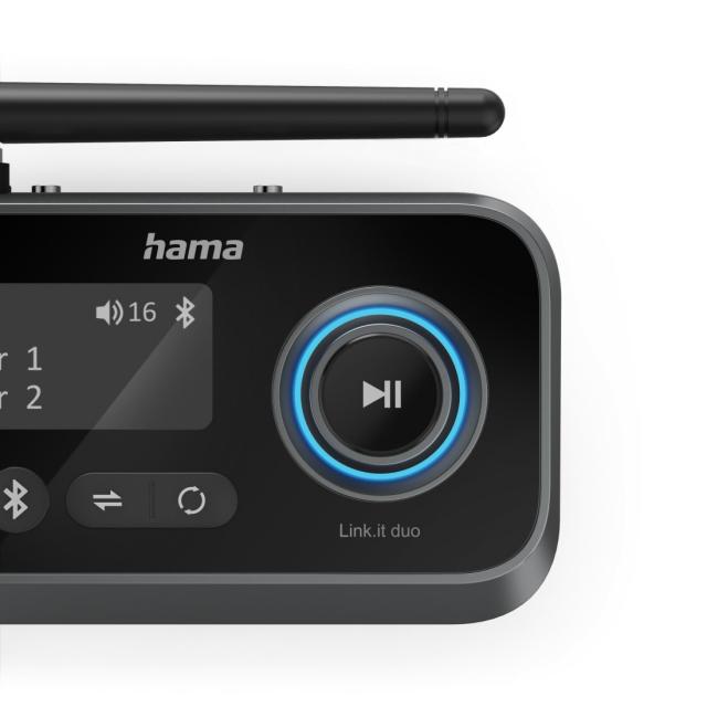 Hama "Link.it duo" Bluetooth® Adapter, Transmitter & Receiver, 205322 