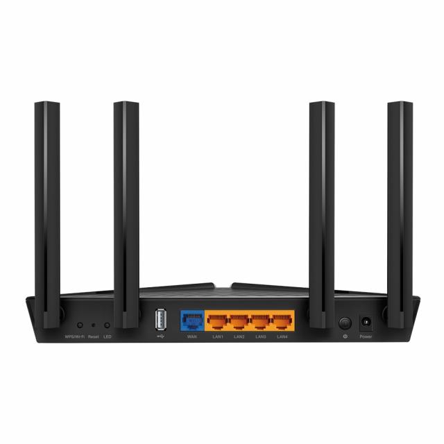 Безжичен рутер TP-Link Archer AX20 AX1800, 2.4/5 GHz, 574 - 1201 Mbps, 10/100/1000 