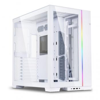 Кутия Lian Li PC-O11 Dynamic EVO Mid-Tower, Tempered Glass, Бяла