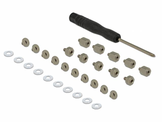 Delock Mounting Kit 31 pieces for M.2 SSD 