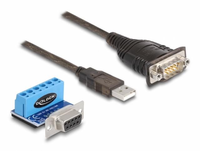 Адаптер Delock USB 2.0 към Serial RS-422/485 