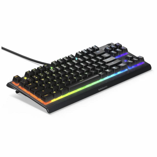 Геймърскa клавиатура SteelSeries Apex 3 TKL Quiet Switch 