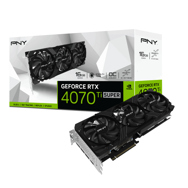 Graphic card PNY RTX 4070 TI SUPER VERTO 16GB OC GDDR6X 