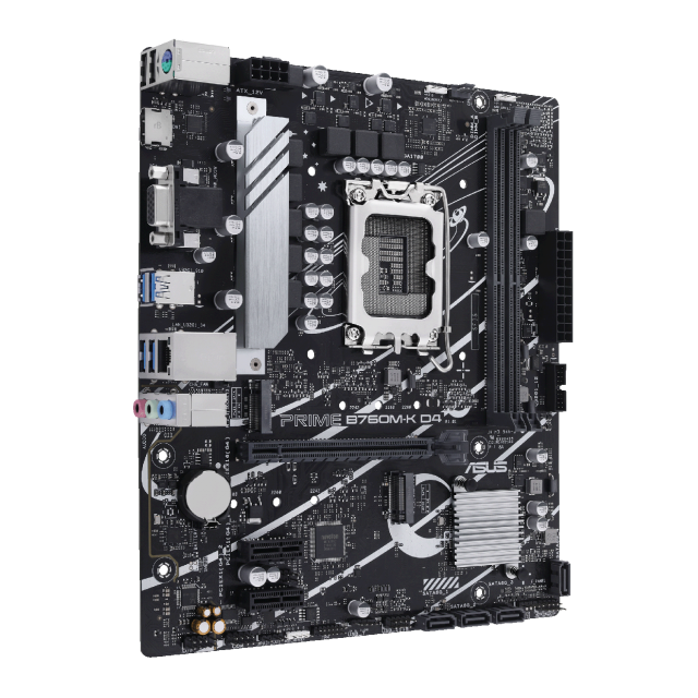 Дънна платка ASUS PRIME B760M-K D4, LGA 1700, mATX 