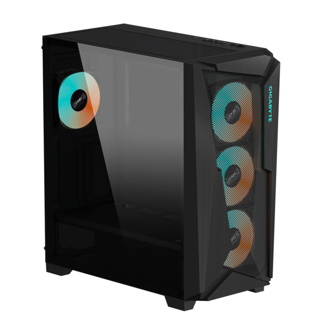 Case Gigabyte C301 Black V2, TG, Mid-Tower 