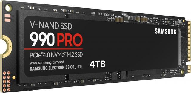 SSD SAMSUNG 990 PRO, 4TB, M.2 Type 2280, MZ-V9P4T0BW 