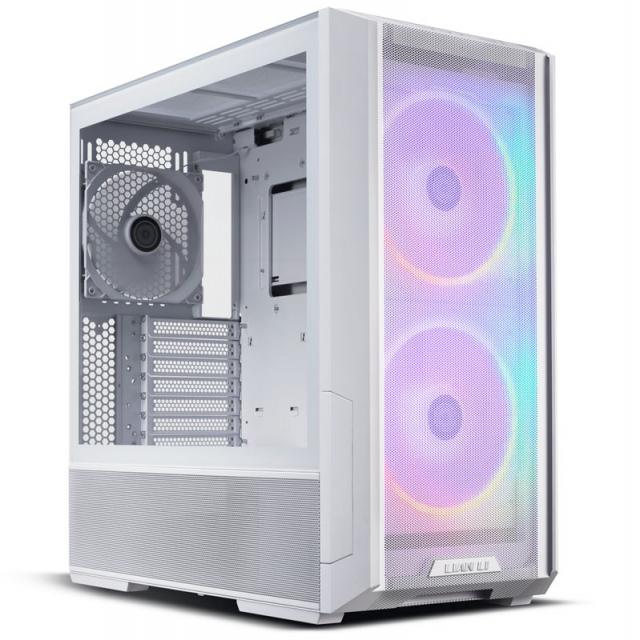 Кутия Lian-Li LANCOOL 216 RGB Mid-Tower, USB 3.2 Gen 2, Бяла 