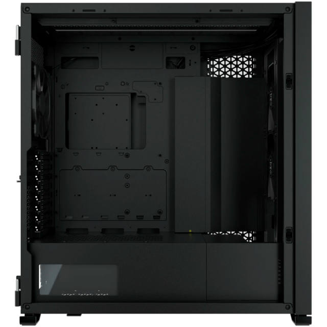 Кутия Corsair 7000D Airflow Full Tower, Tempered Glass, Черна 