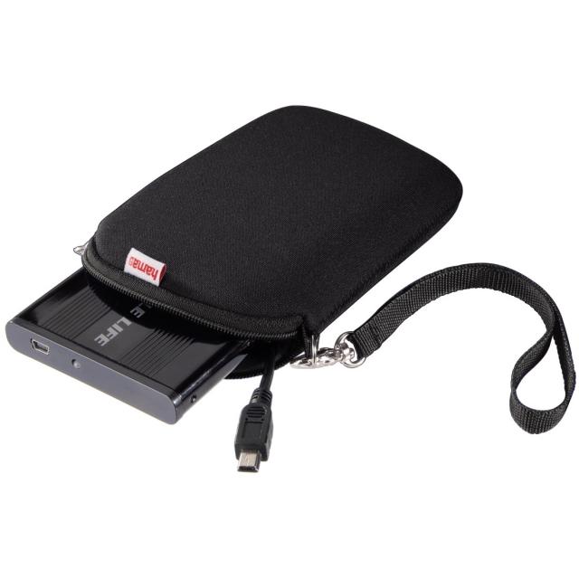 HDD Case HAMA Neoprene 95505, 2.5", Black 