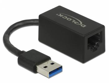 Ethernet Adapter Delock 66039 USB-A > RJ45, USB 3.2 Gen 1 AX88179A, Gigabit Ethernet